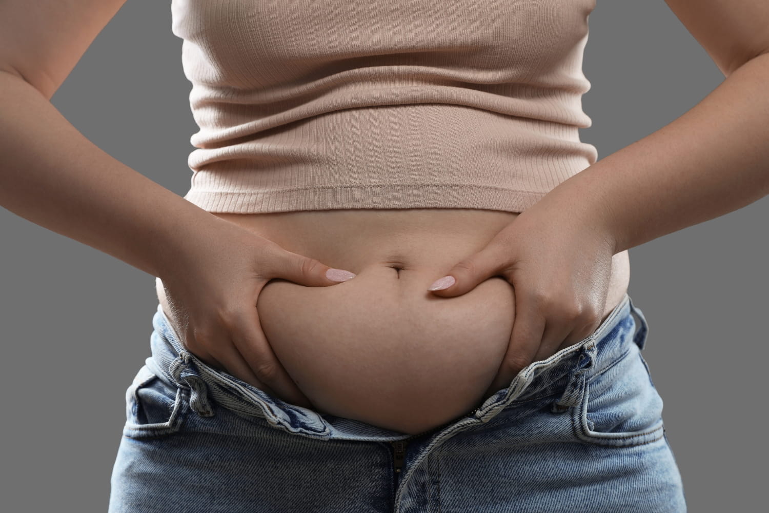 Большой живот