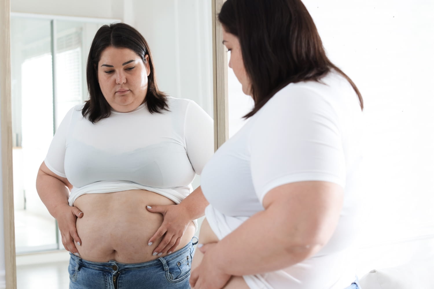 Большой живот